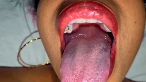 Best of Ebony long tongue porn