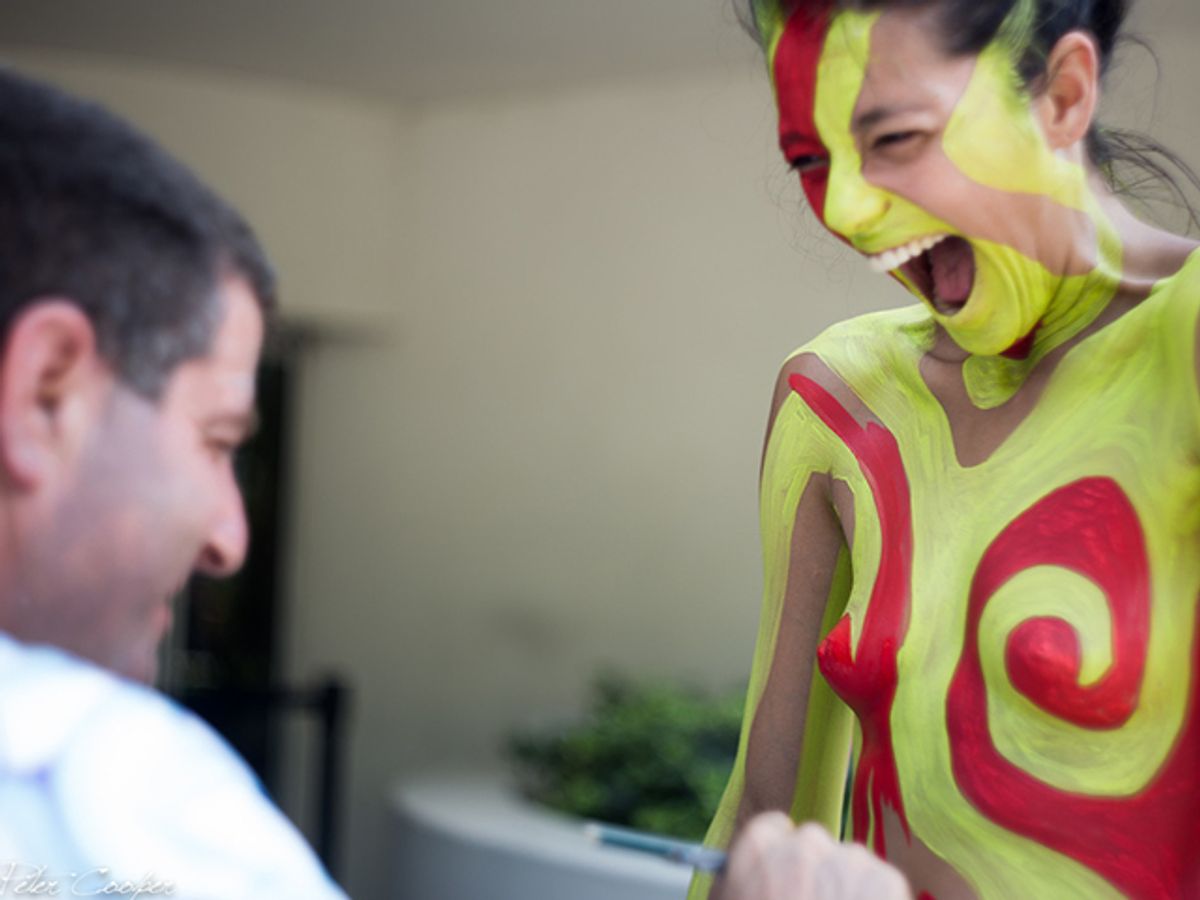 bret collier recommends nude body paint art pic