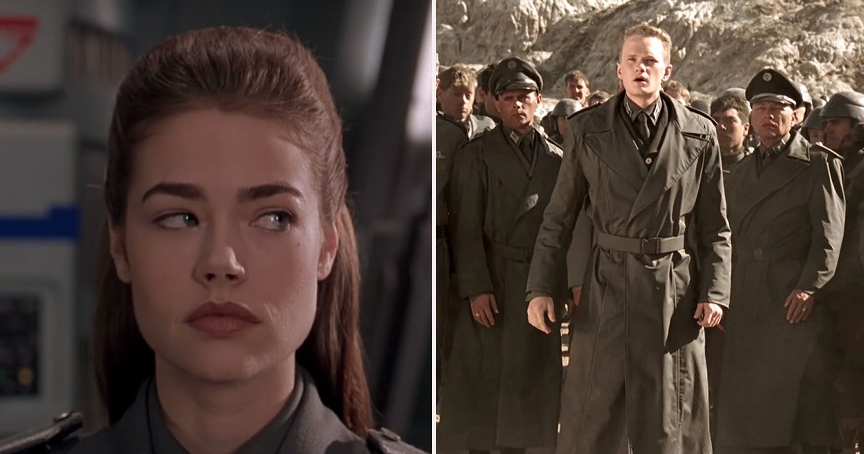 amanda pritchett recommends Shower Scene In Starship Troopers