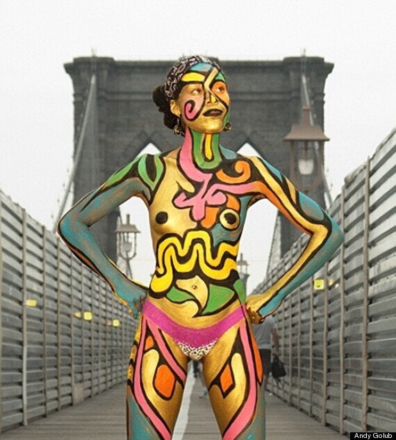 Best of Nude body paint art